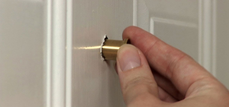 peephole door repair in Ladera Heights